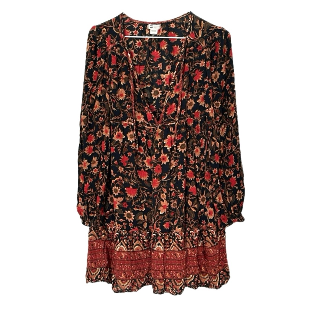Billabong Heart’s Desire Floral Dress Size Medium